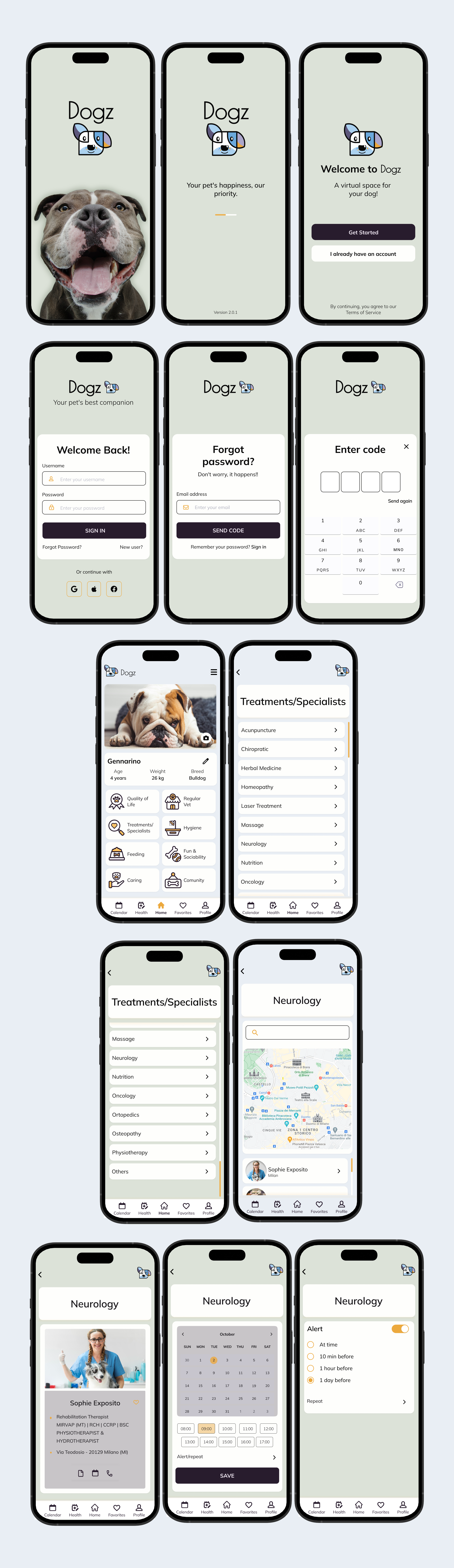 Wireframe ad alta fedeltà 1