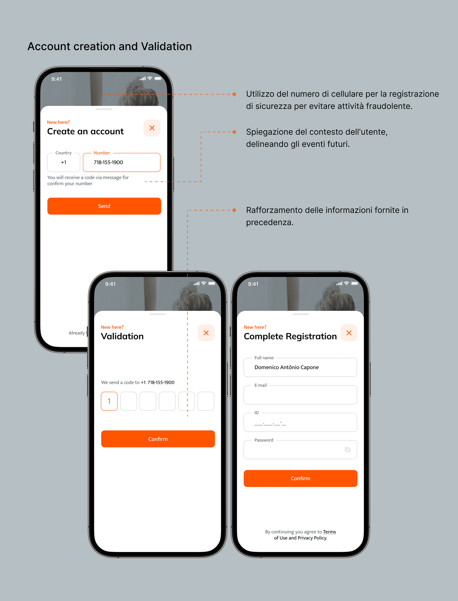 Accesso e registrazione 2