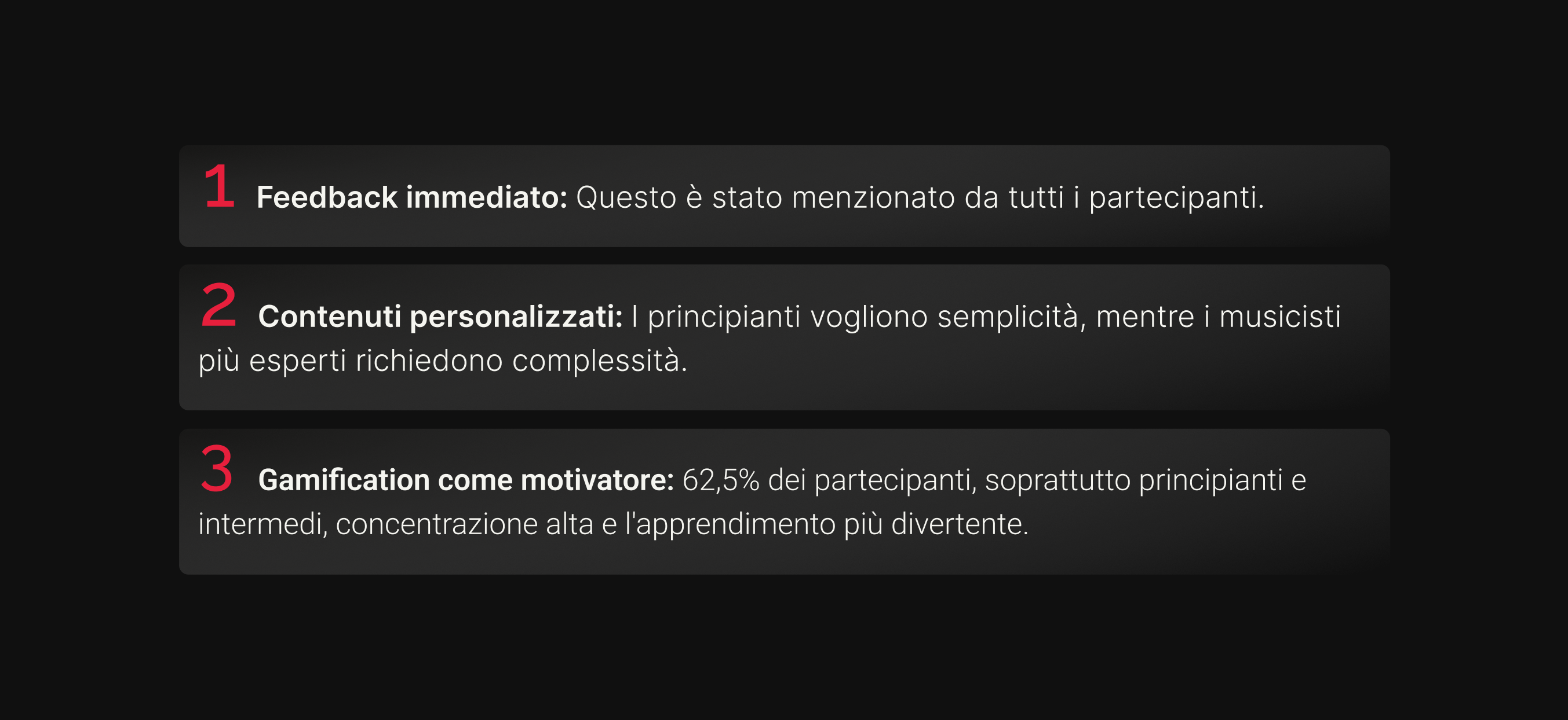 La rivelazione dei bisogni. 1