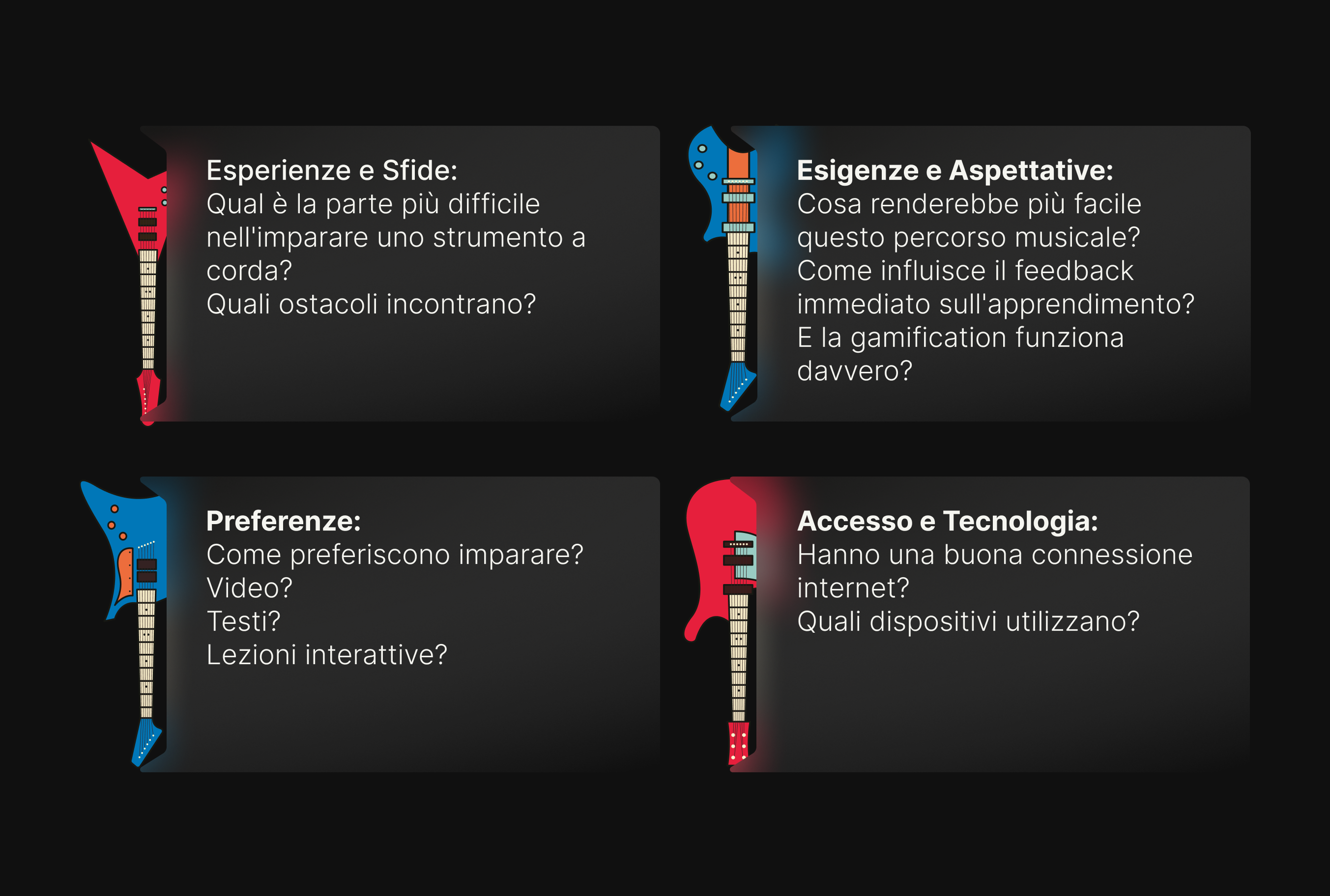 Cosa ho chiesto: Le note centrali. 1