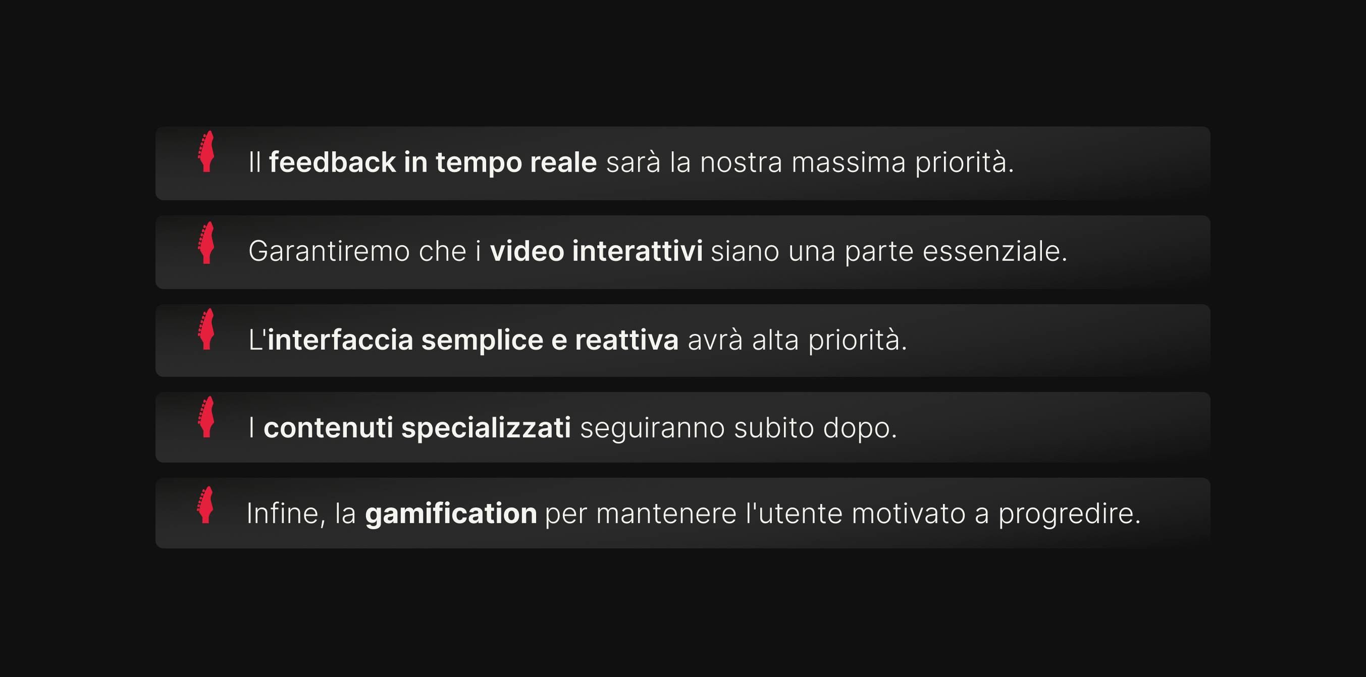 Priorizzando il percorso da seguire. 1
